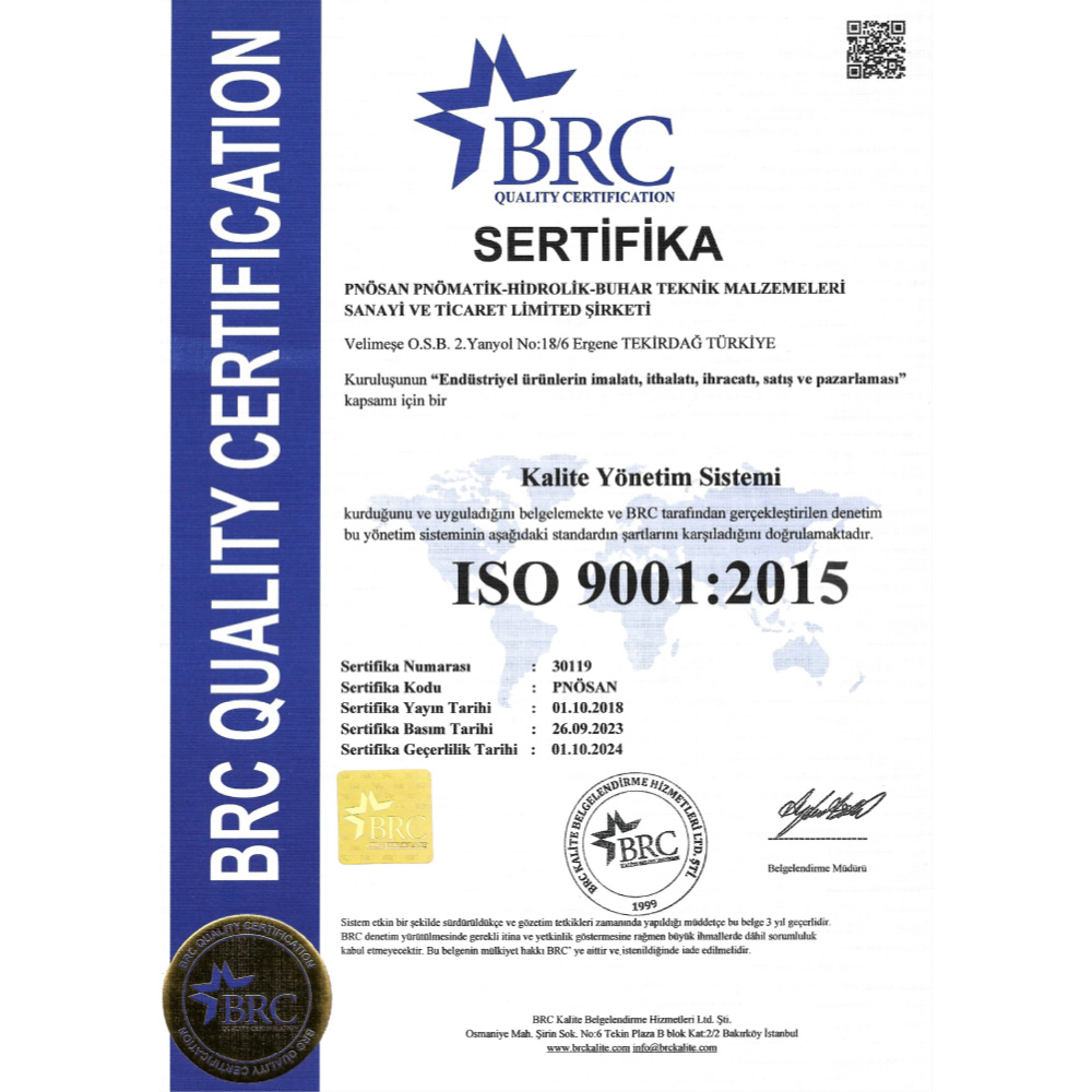 BRC Kalite Belgesi